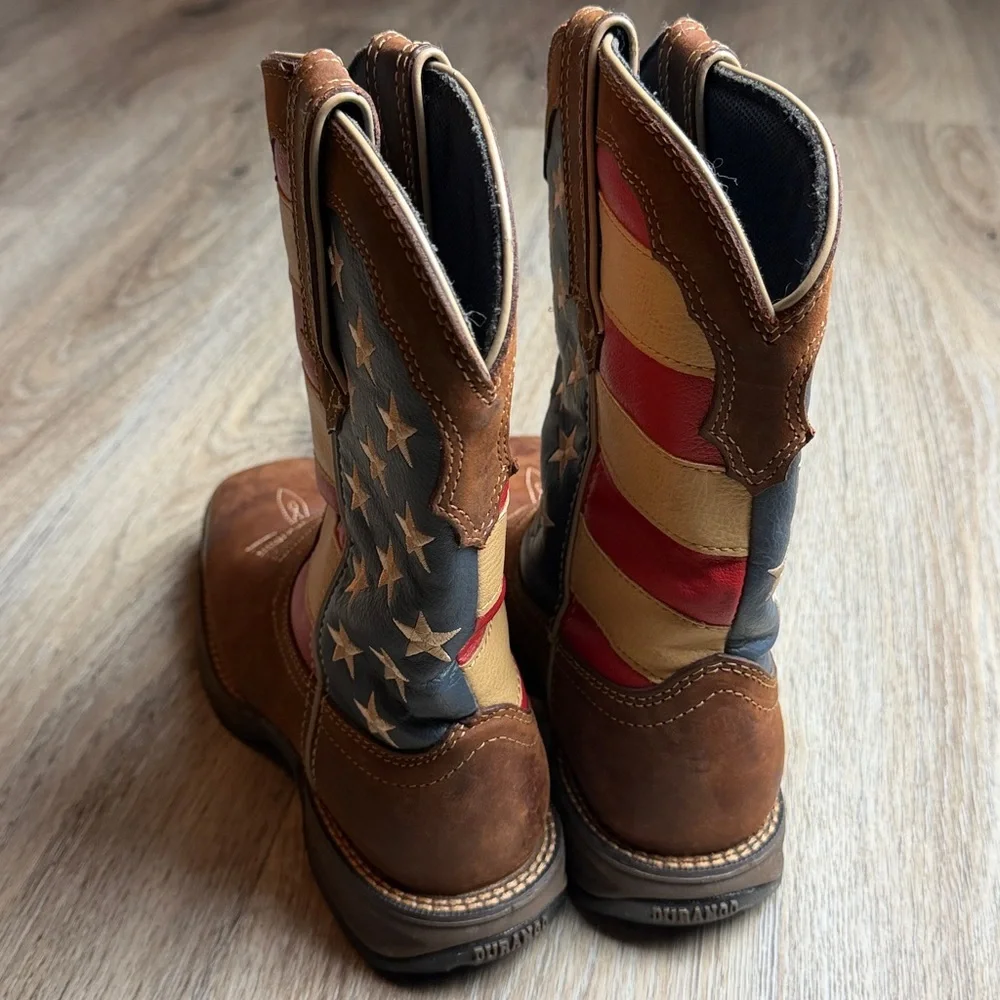 Durango Lady Rebel American Flag Western Boots – Size Women’s 7
